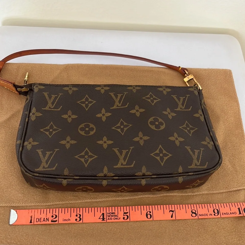 Louis Vuitton Pochette iconic bag.